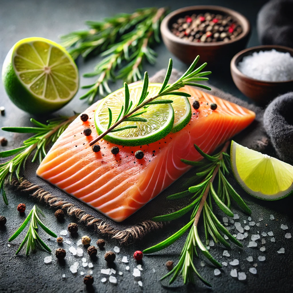 Cyber Citrus Salmon: A New Age Fusion of Flavor and Tech